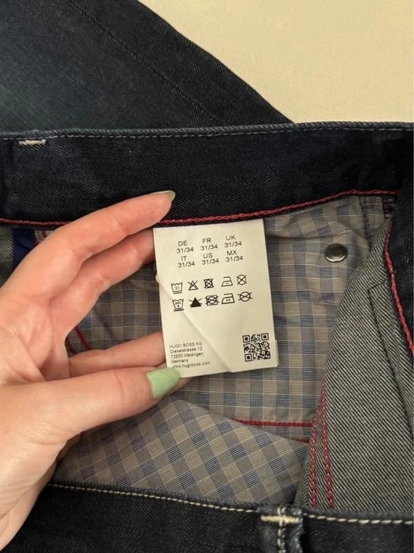 Jean denim Charleston slim fit Boss bleu brut taille W31 L34 - Photo 9/13