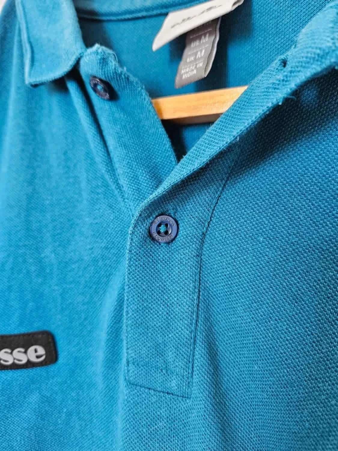 Polo bleu Ellesse patch taille M - Photo 3/7