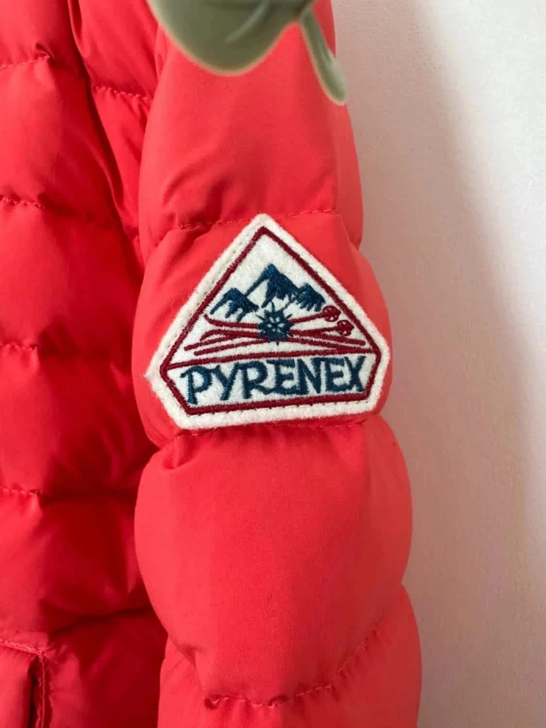 Doudoune Pyrenex rouge duvet taille 38 - Photo 4/15