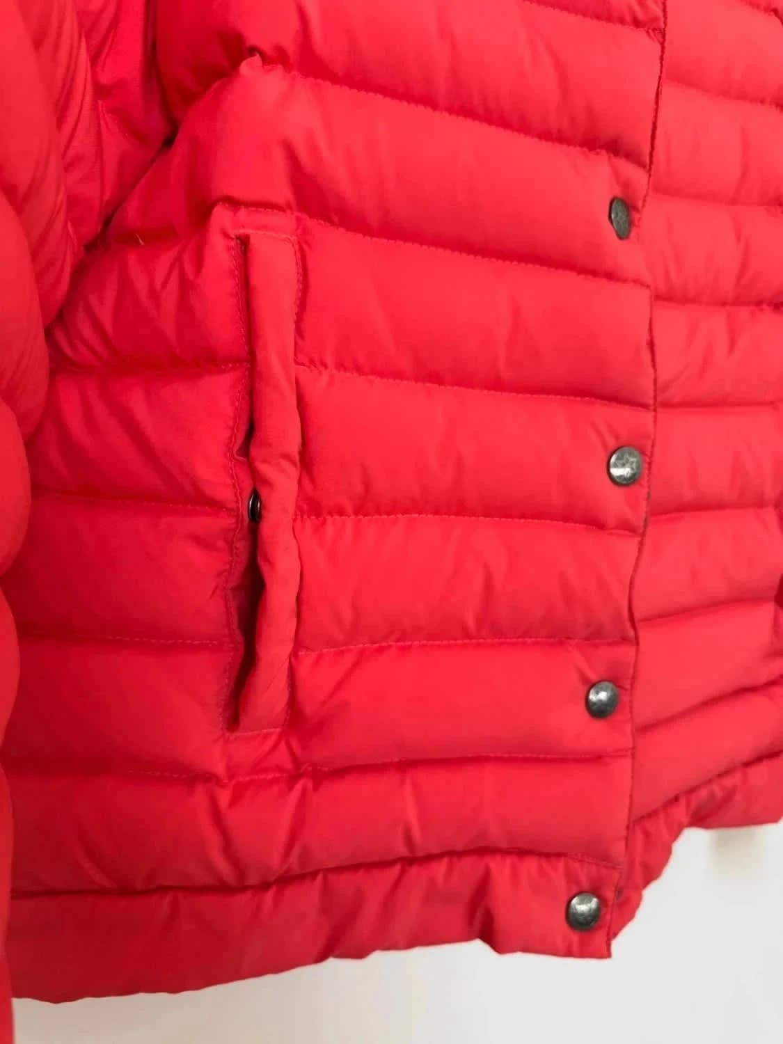 Doudoune Pyrenex rouge duvet taille 38 - Photo 6/15