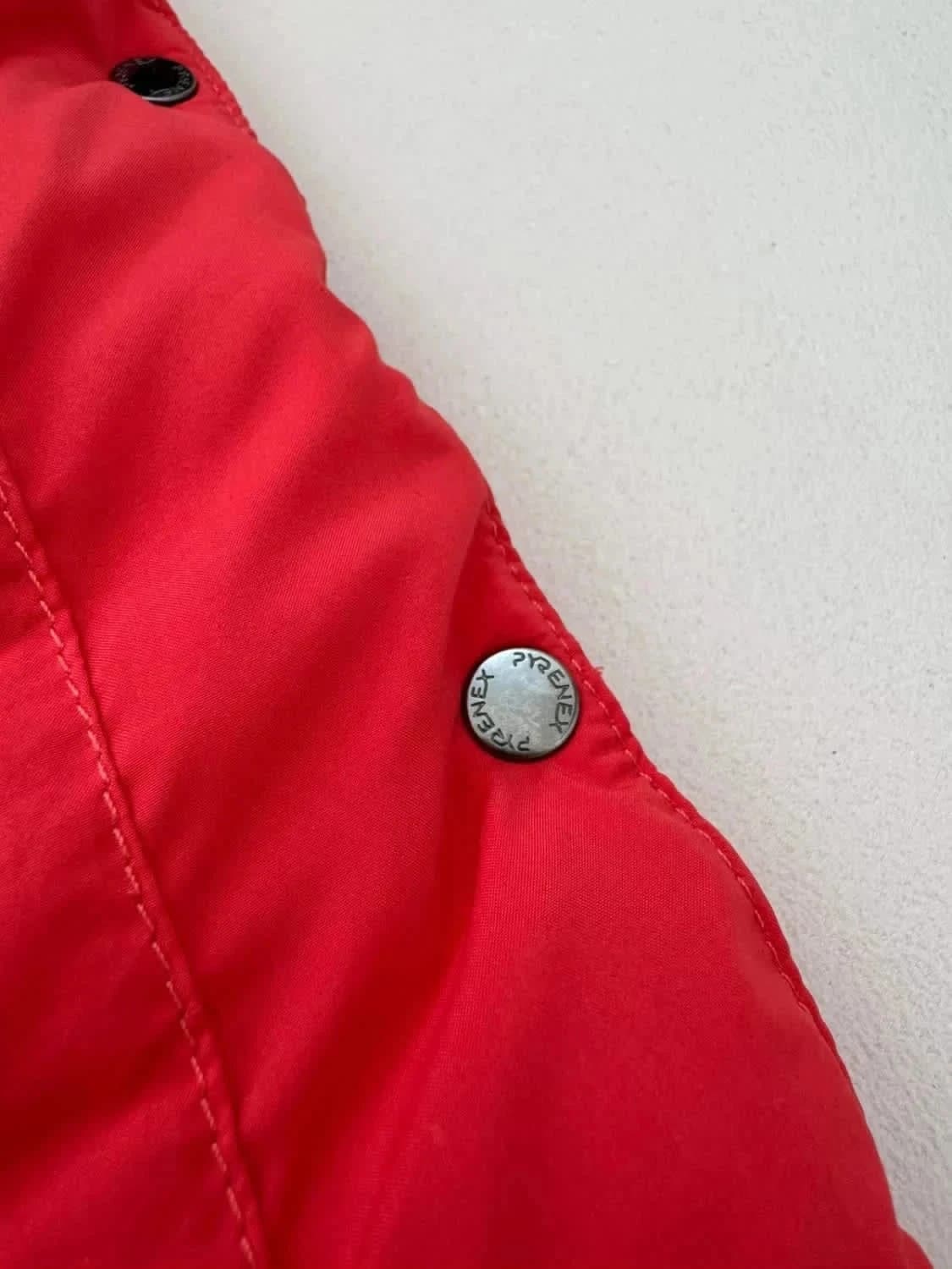 Doudoune Pyrenex rouge duvet taille 38 - Photo 10/15
