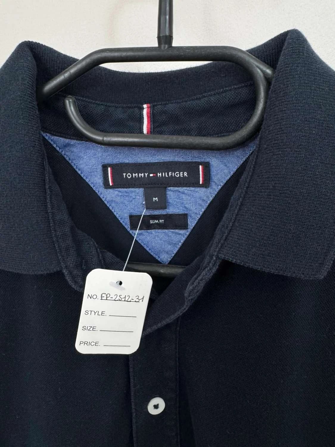 Polo coton Tommy Hilfiger bleu marine slim fit homme taille M - FP251231 - Photo 5/8