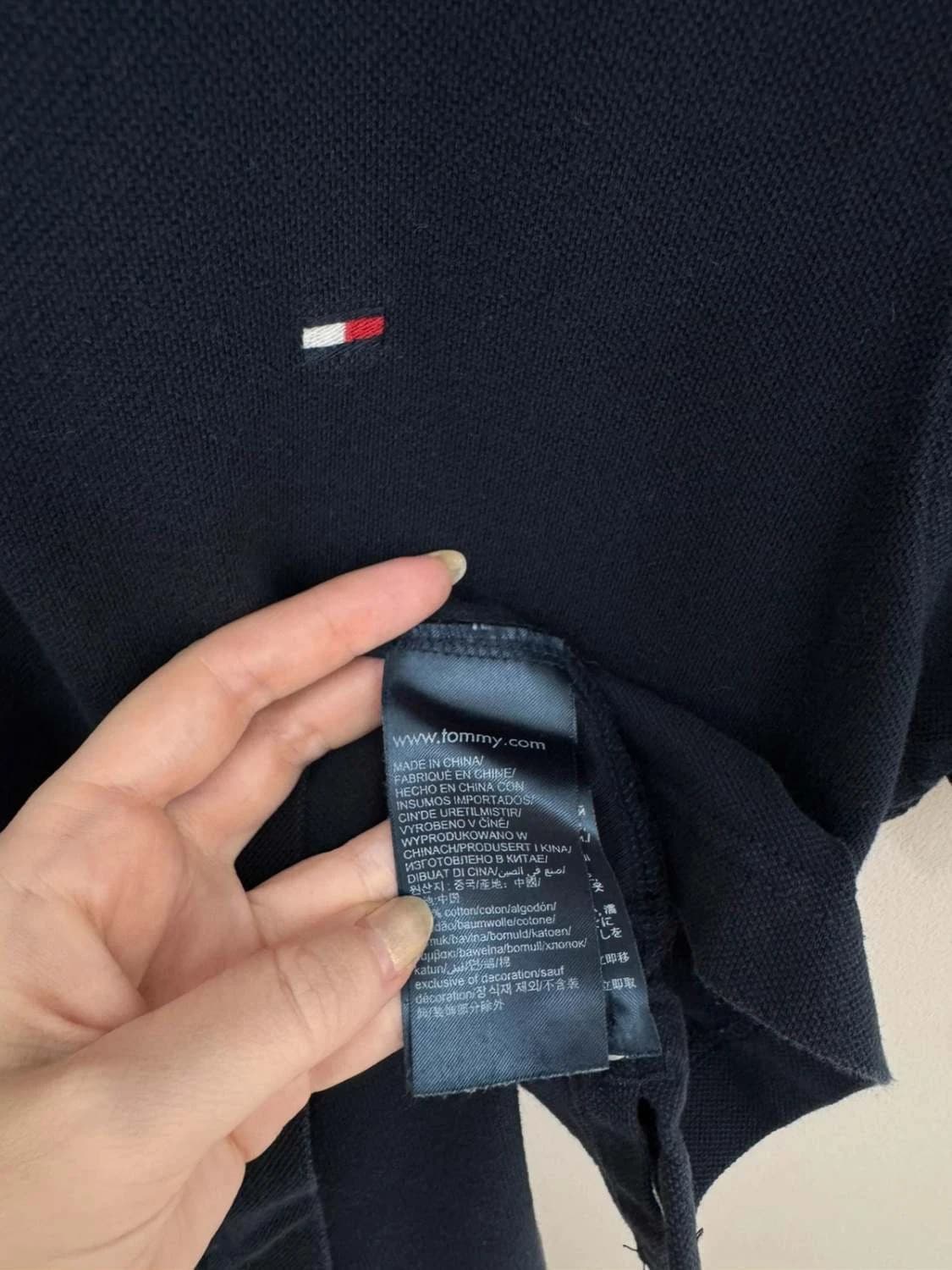 Polo coton Tommy Hilfiger bleu marine slim fit homme taille M - FP251231 - Photo 6/8