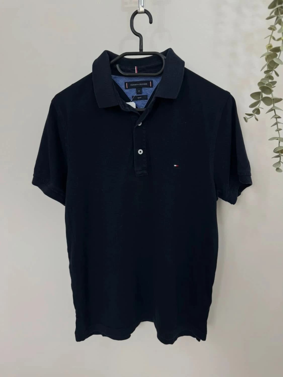 Polo coton Tommy Hilfiger bleu marine slim fit homme taille M - FP251231 - Photo 2/8