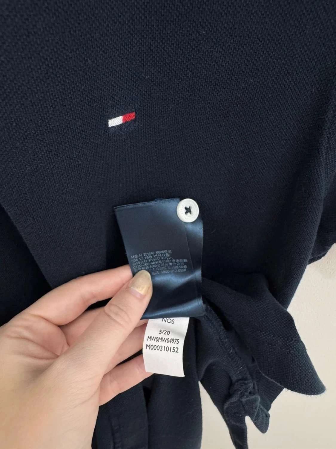 Polo coton Tommy Hilfiger bleu marine slim fit homme taille M - FP251231 - Photo 7/8