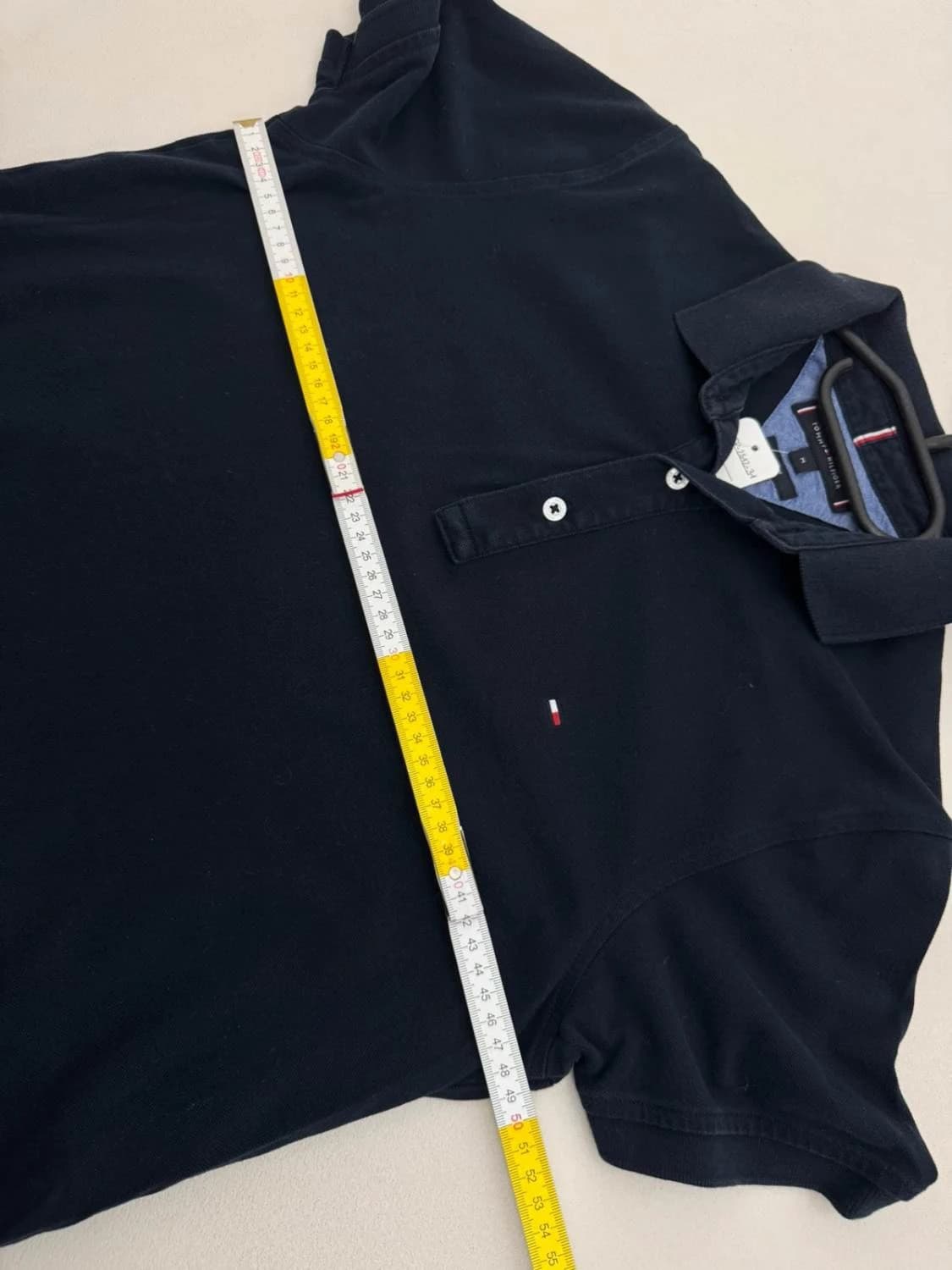 Polo coton Tommy Hilfiger bleu marine slim fit homme taille M - FP251231 - Photo 8/8