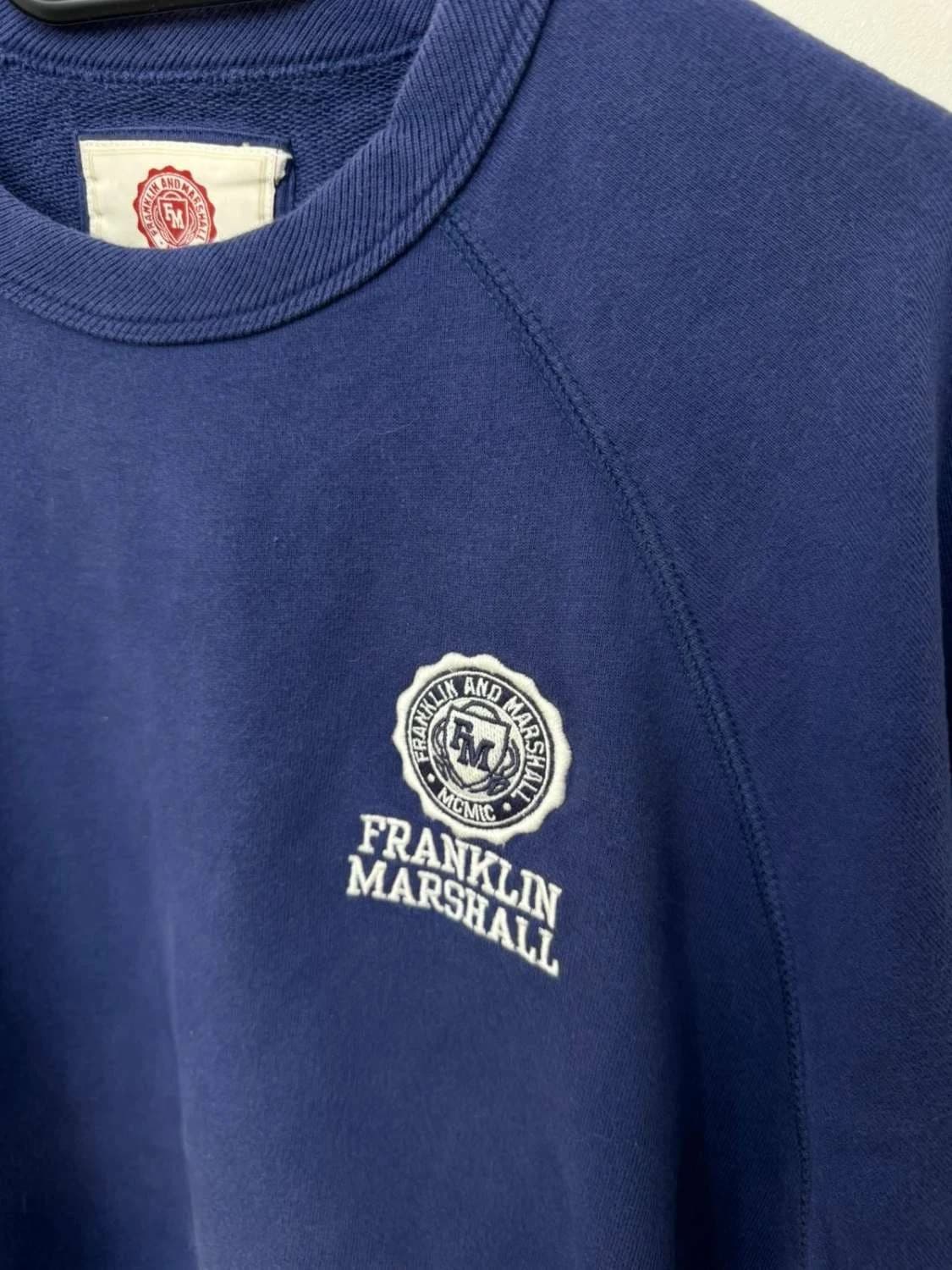 Sweatshirt Crewneck franklin marshall varsity violet taille XXL - FP2512108 - Photo 4/6