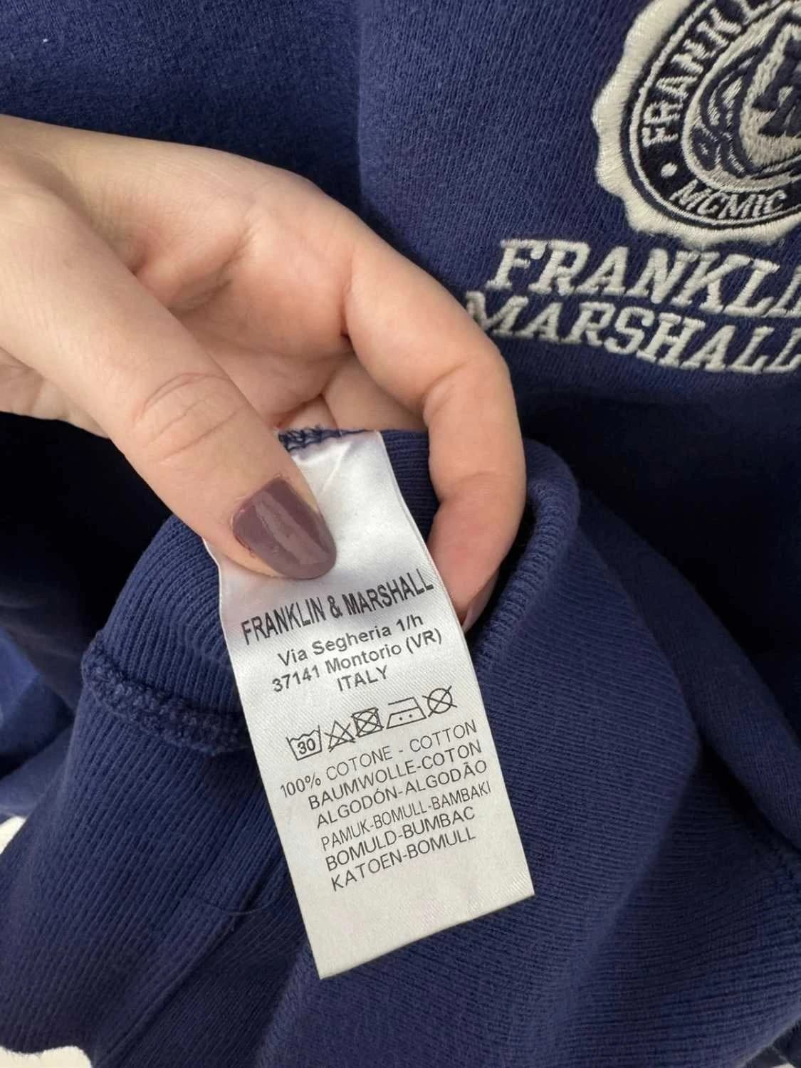 Sweatshirt Crewneck franklin marshall varsity violet taille XXL - FP2512108 - Photo 6/6