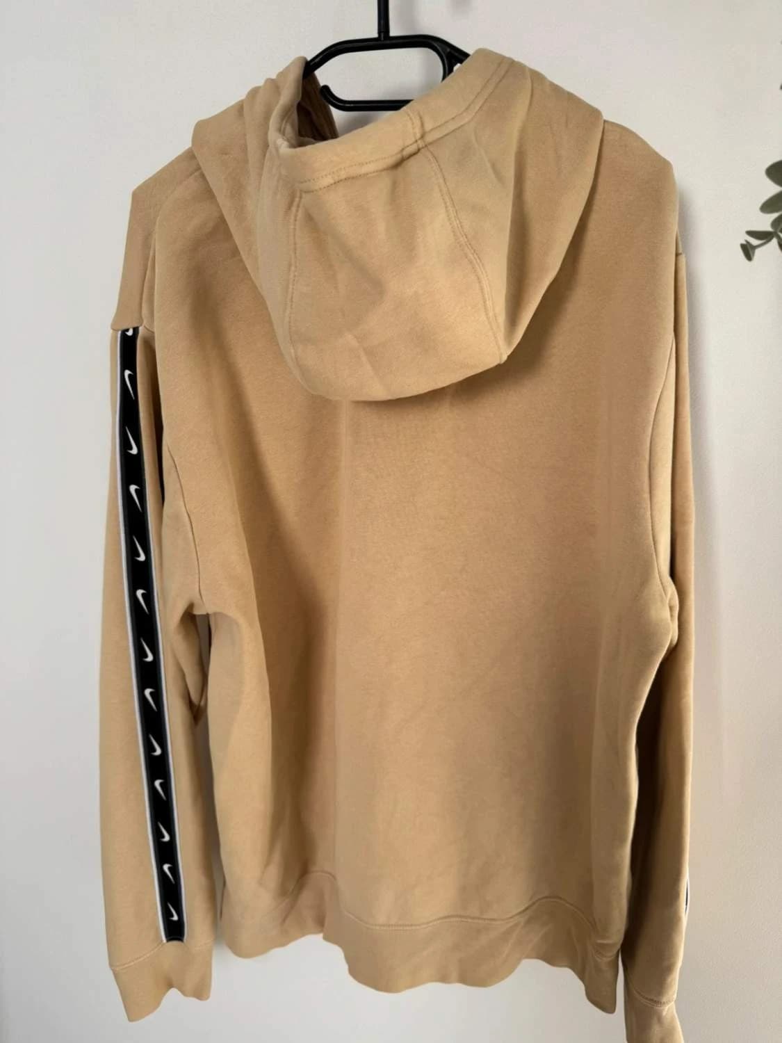 Sweat/Hoodie Nike beige à capuche logo swoosh bandes manches taille M - FP2512114 - Photo 9/9