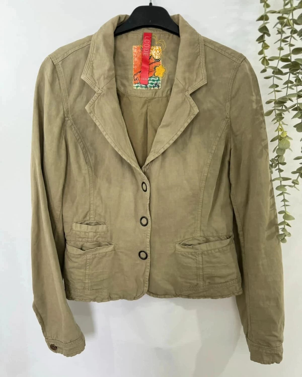 Veste blazer kaki I Code by IKKS taille 38 - Photo 2/9