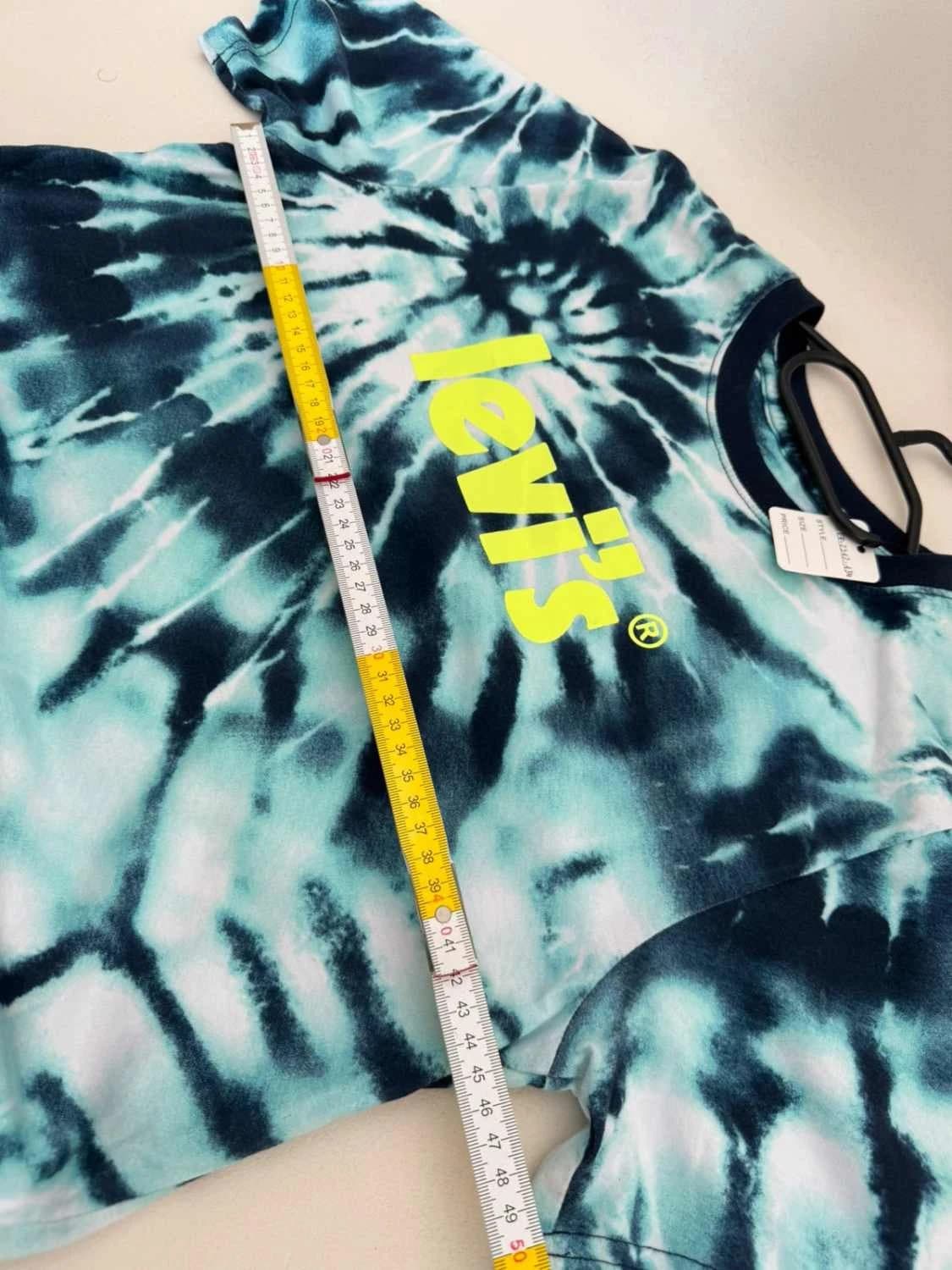 T-shirt coton tie dye Levi’s bleu vert logo poitrine taille XS - FP2512134 - Photo 7/7