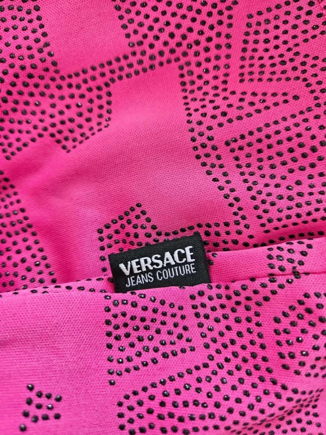 Débardeur rose Versace Jeans Couture taille M - Photo 5/9