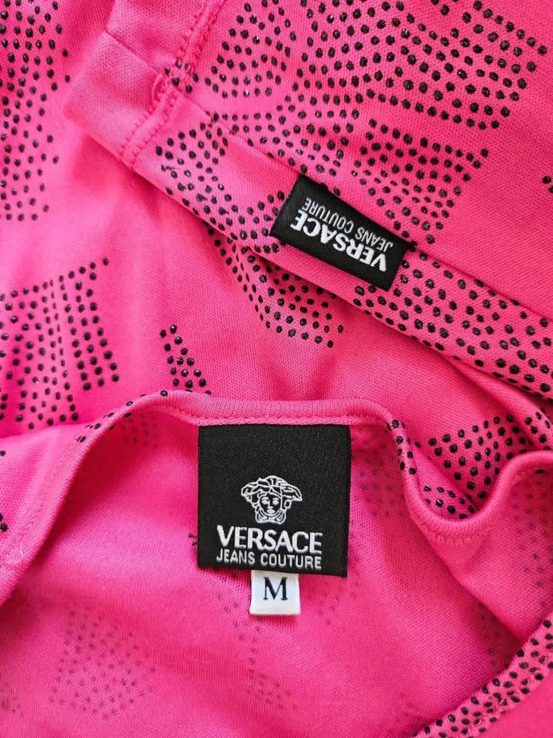 Débardeur rose Versace Jeans Couture taille M - Photo 6/9
