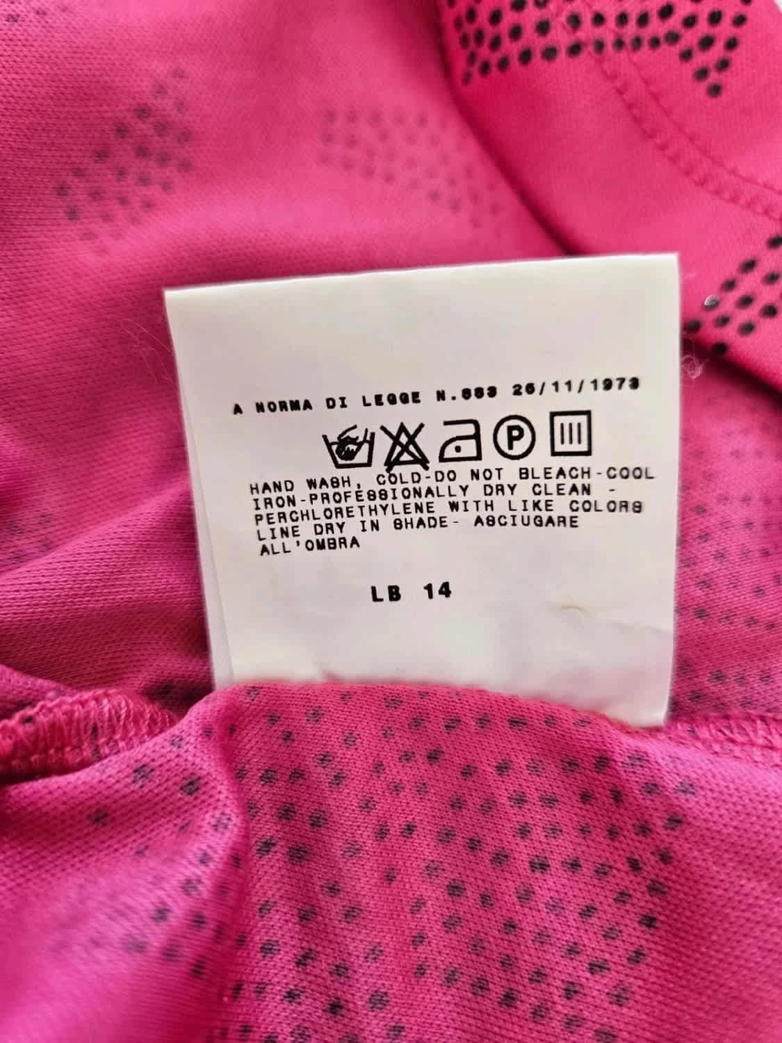 Débardeur rose Versace Jeans Couture taille M - Photo 9/9