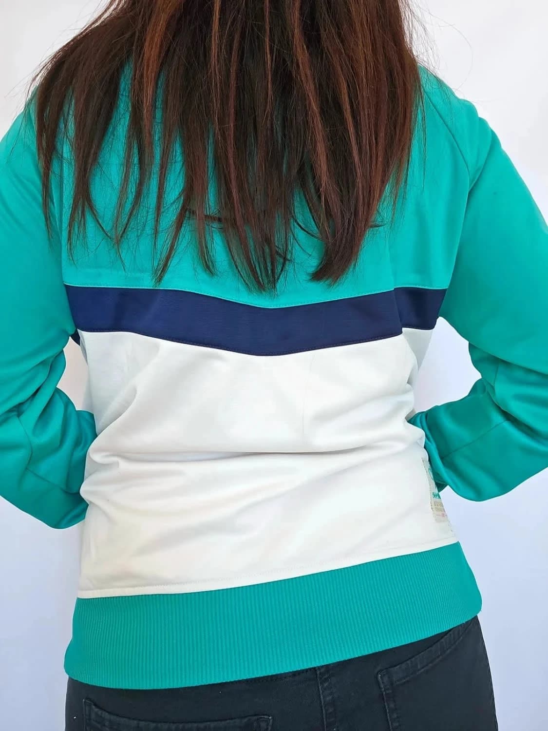 Veste survêtement rétro Ellesse vert blanc taille XS homme - Photo 4/13