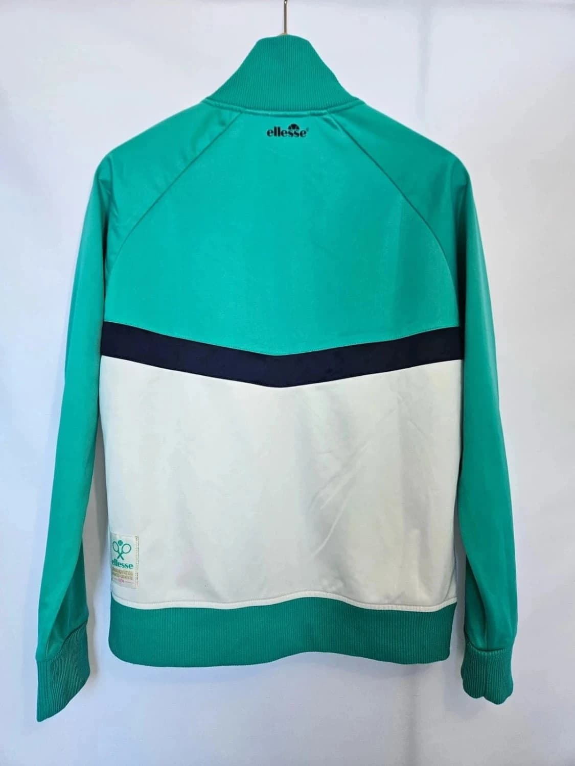 Veste survêtement rétro Ellesse vert blanc taille XS homme - Photo 8/13