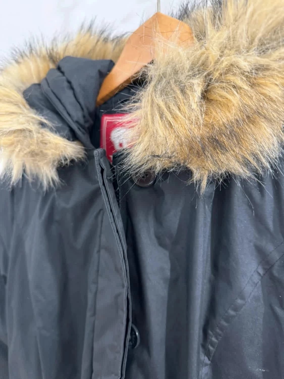 Parka noire avec capuche Tracks taille M - Photo 4/10