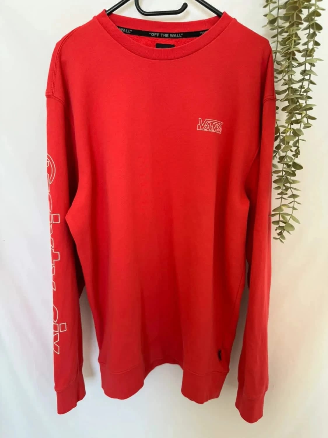 Sweat/Crewneck rouge Vans taille XL - Photo 2/8