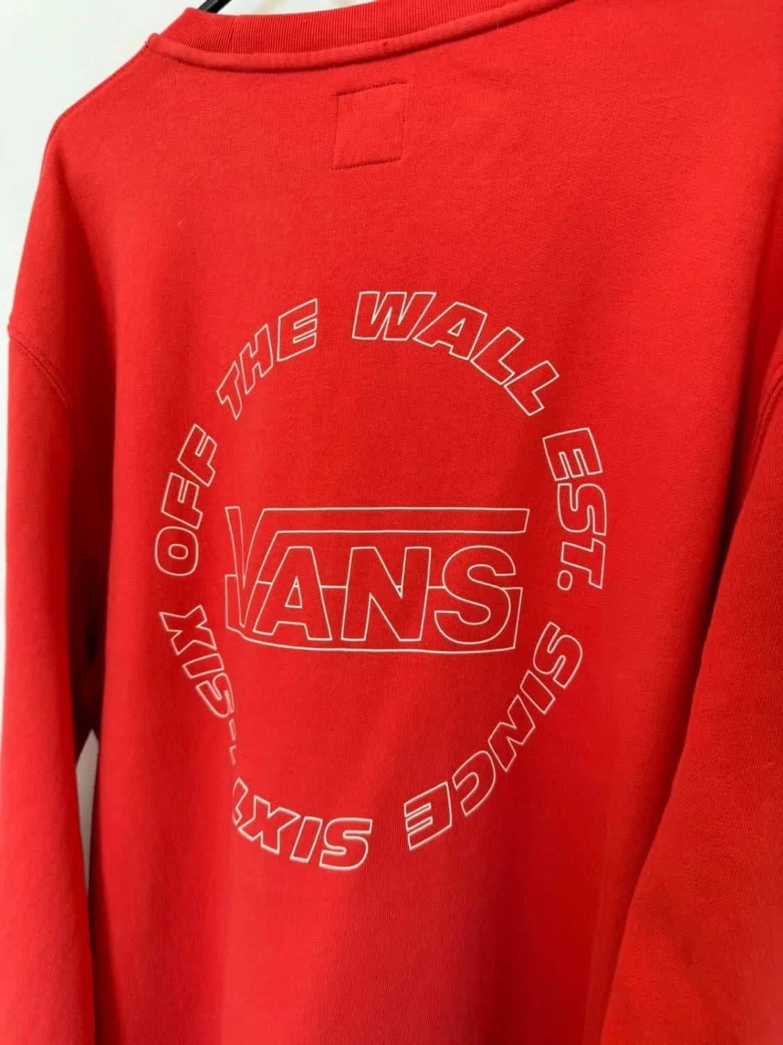 Sweat/Crewneck rouge Vans taille XL - Photo 8/8