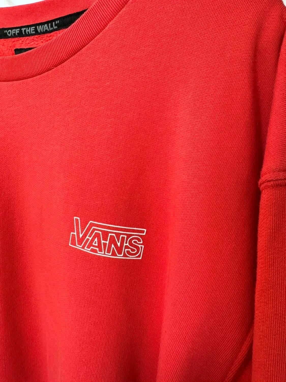 Sweat/Crewneck rouge Vans taille XL - Photo 3/8