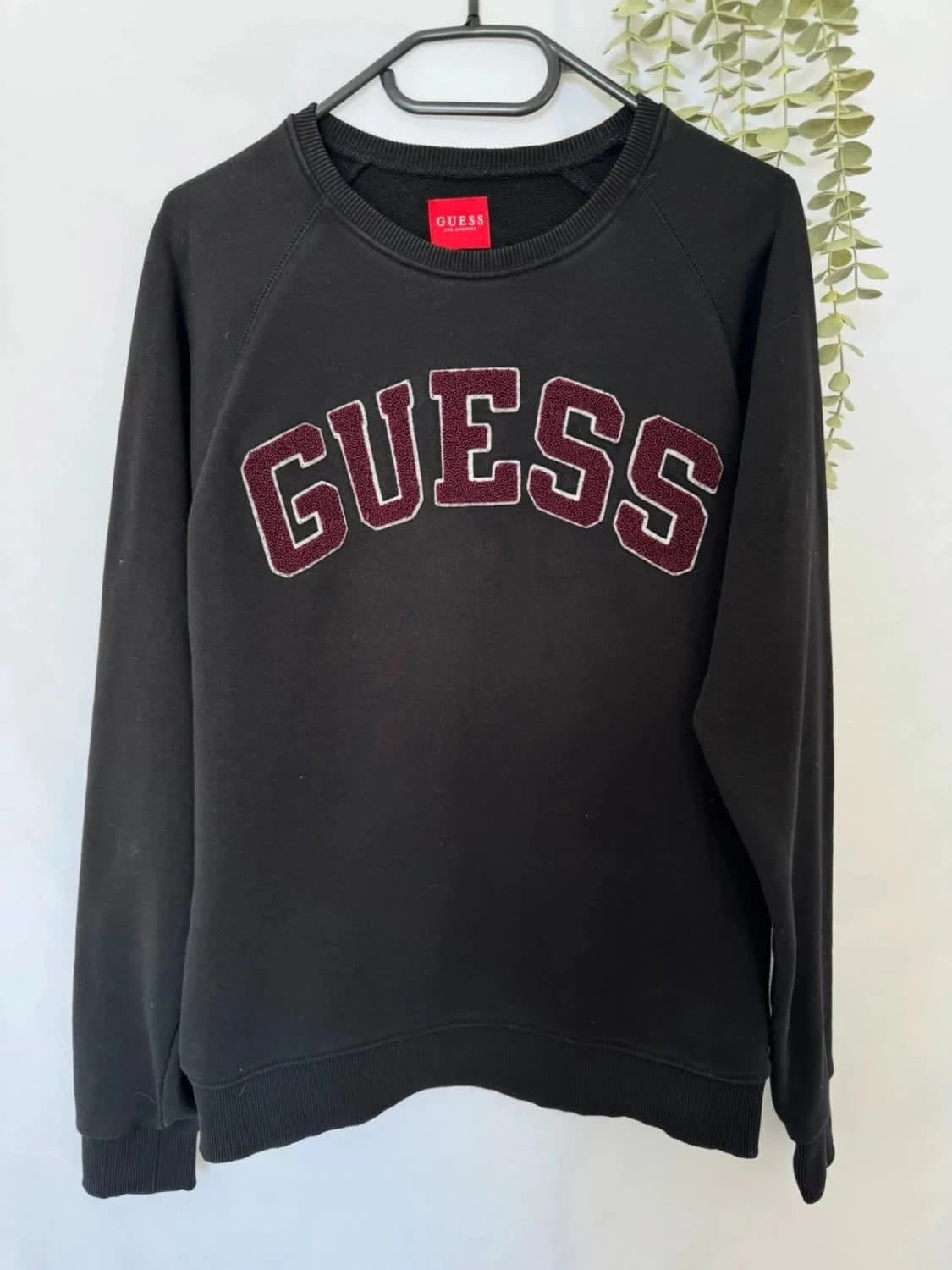 Sweat crewneck noir Guess taille M - Photo 2/6