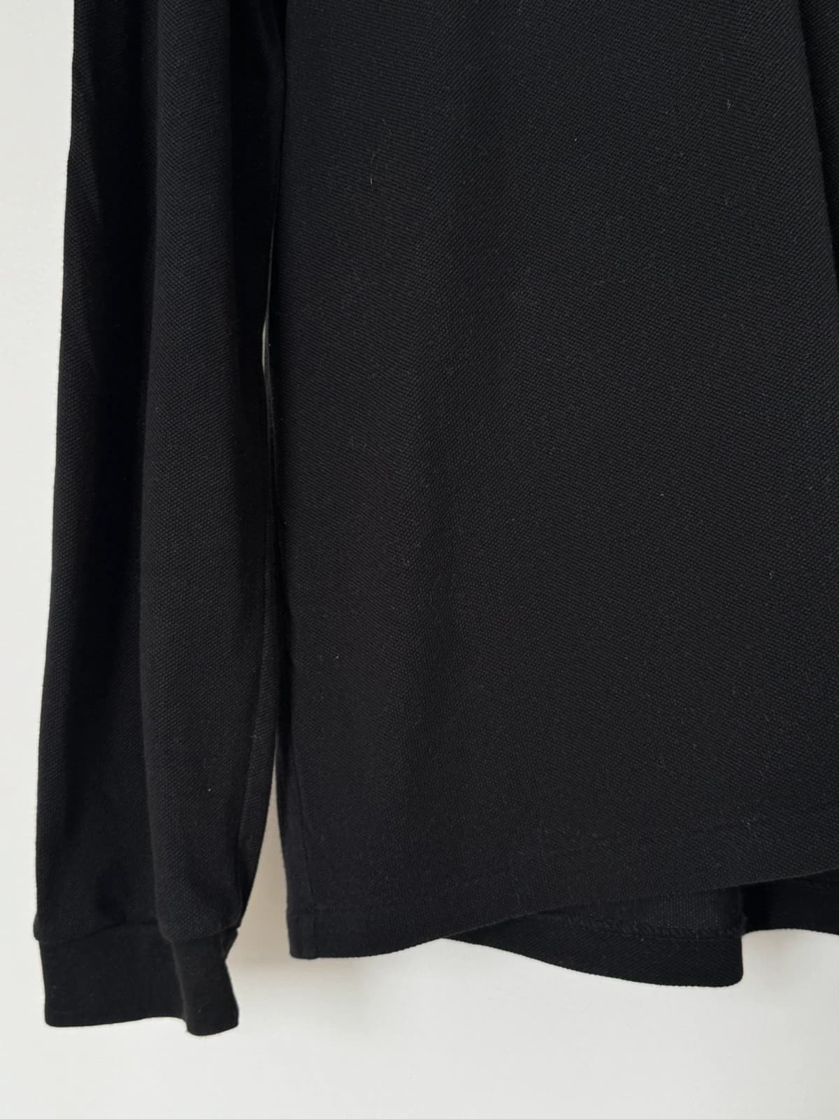 Polo manches longues Lacoste noir classique taille 3/S - FP260228 - Photo 3/8