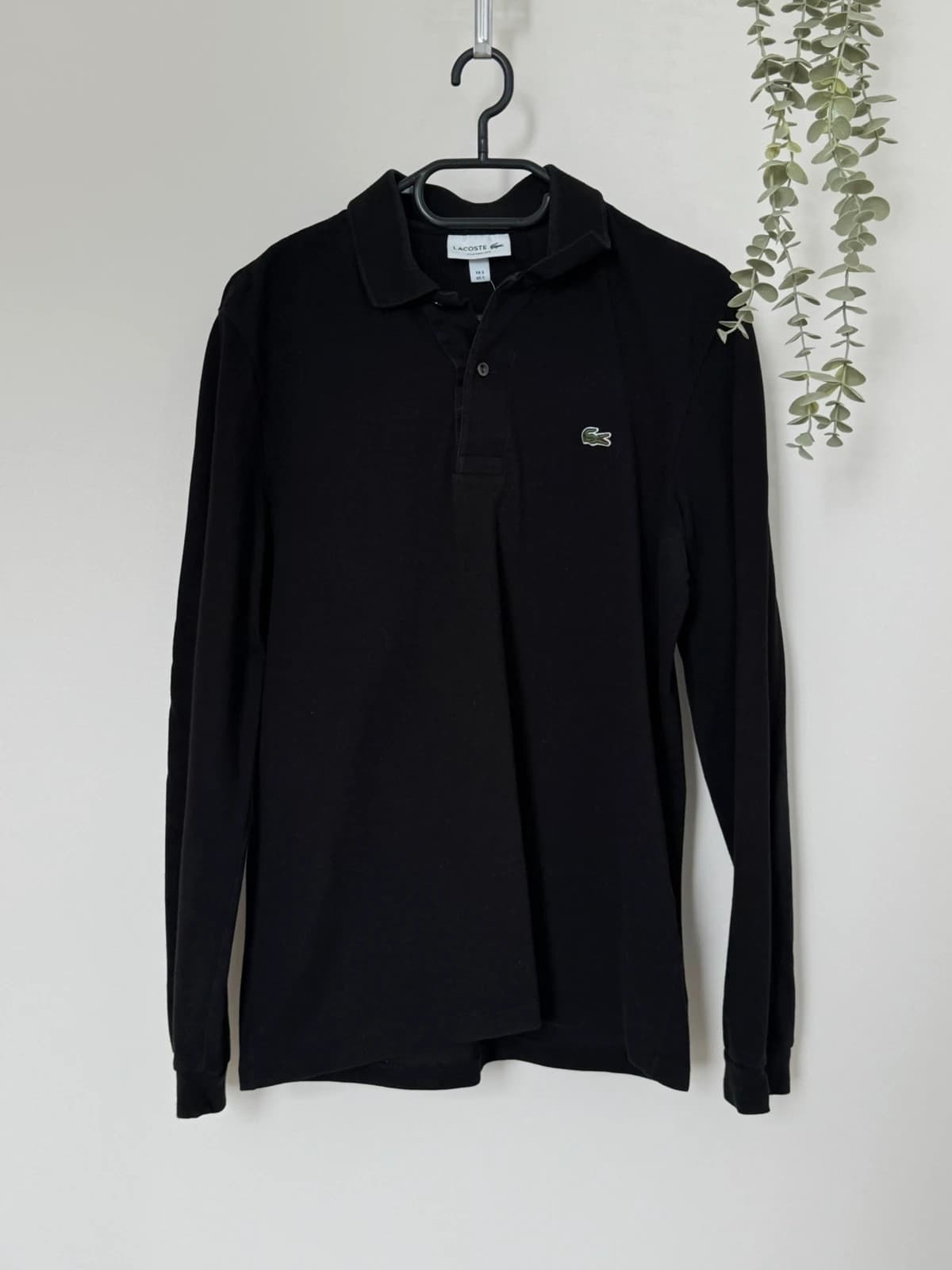 Polo manches longues Lacoste noir classique taille 3/S - FP260228 - Photo 2/8