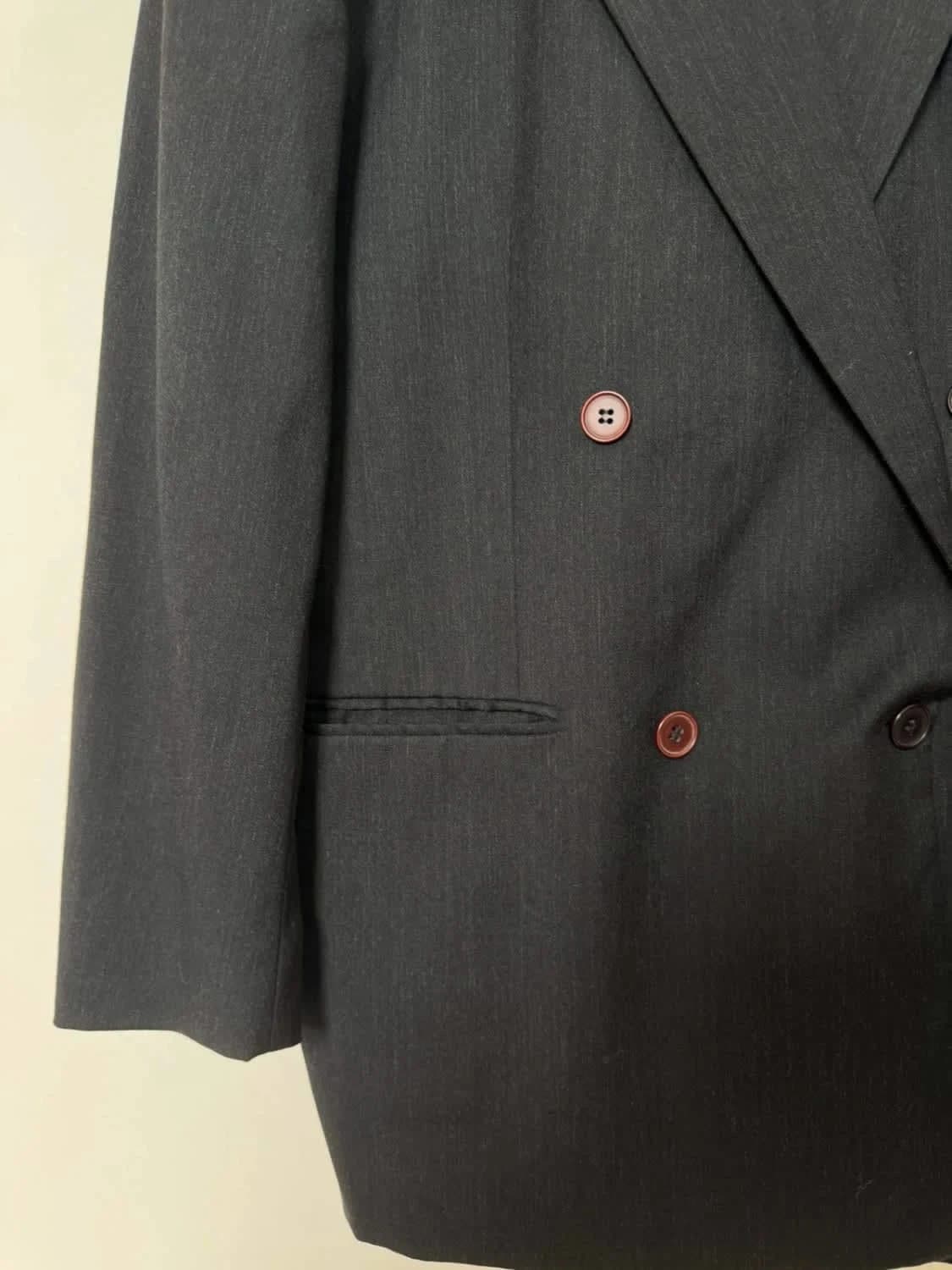 Veste croisée/Blazer Daniel Hechter 100% laine super 100 Luigi Botto taille 52/XL - Photo 3/7