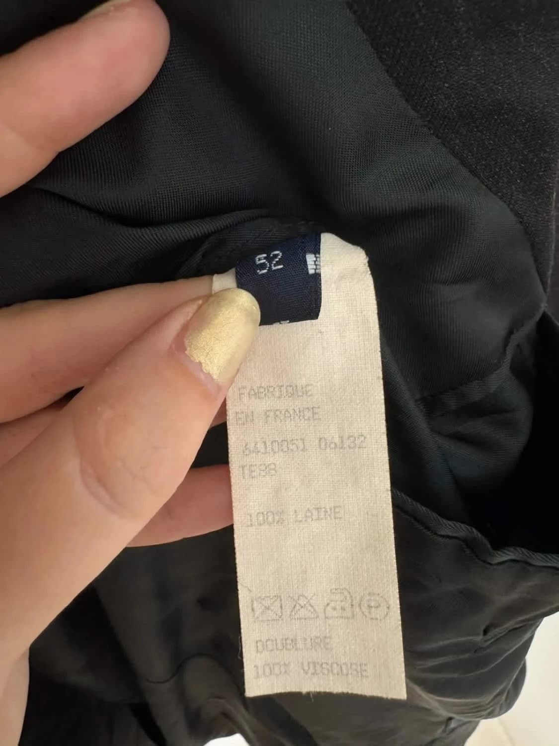 Veste croisée/Blazer Daniel Hechter 100% laine super 100 Luigi Botto taille 52/XL - Photo 7/7