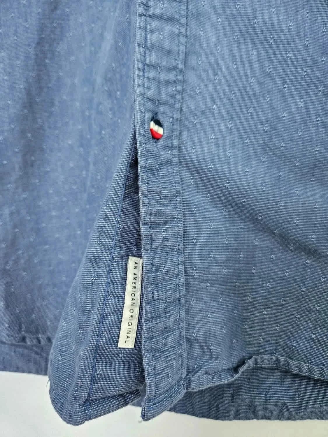 Chemise bleue Tommy Hilfiger taille M - Photo 4/9