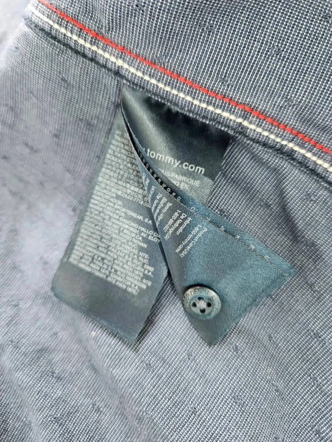 Chemise bleue Tommy Hilfiger taille M - Photo 9/9