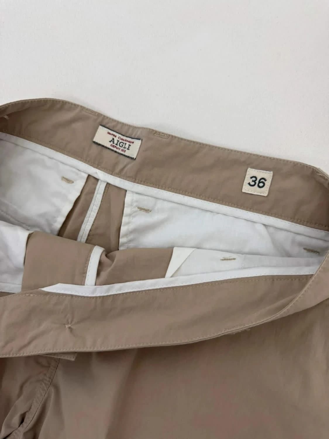 Pantalon technique cargo beige Aigle taille 36 - Photo 5/7
