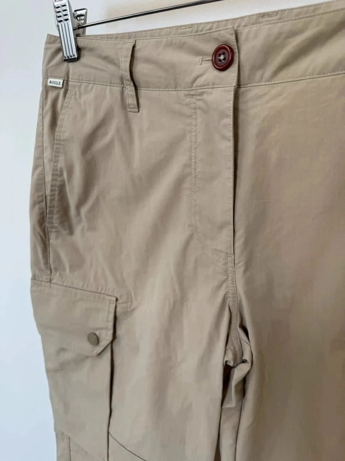Pantalon technique cargo beige Aigle taille 36 - Photo 3/7