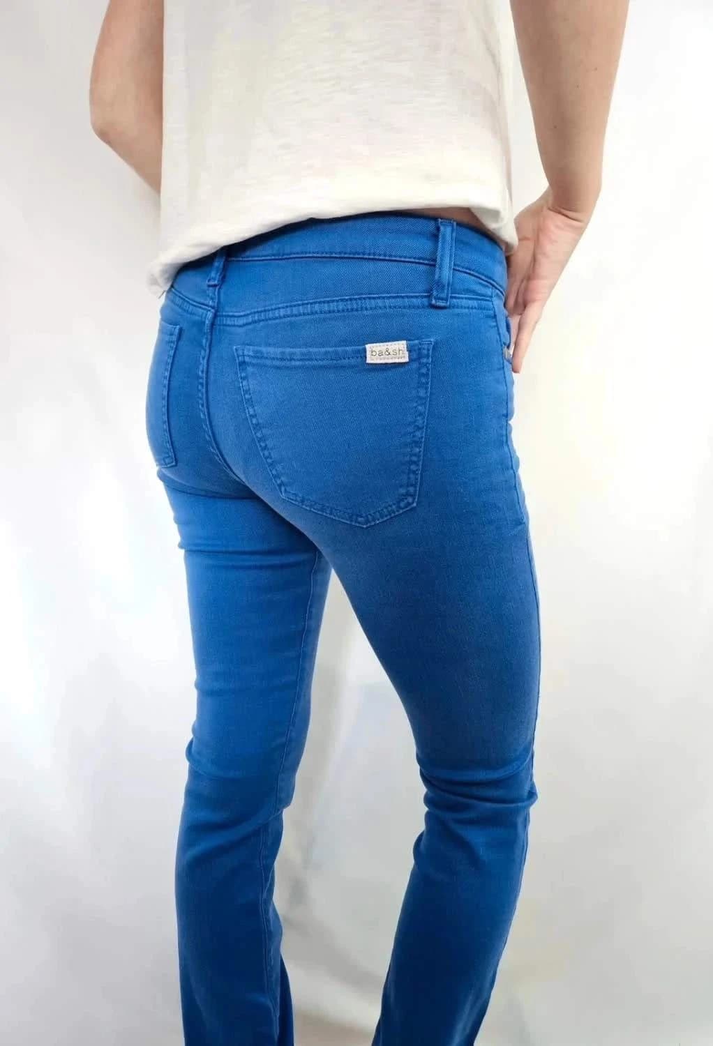 Pantalon bleu Ba&sh taille 38 - Photo 1/7