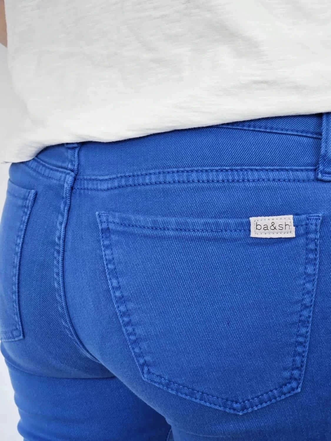 Pantalon bleu Ba&sh taille 38 - Photo 2/7