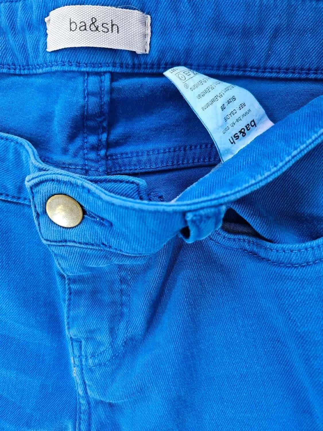 Pantalon bleu Ba&sh taille 38 - Photo 5/7