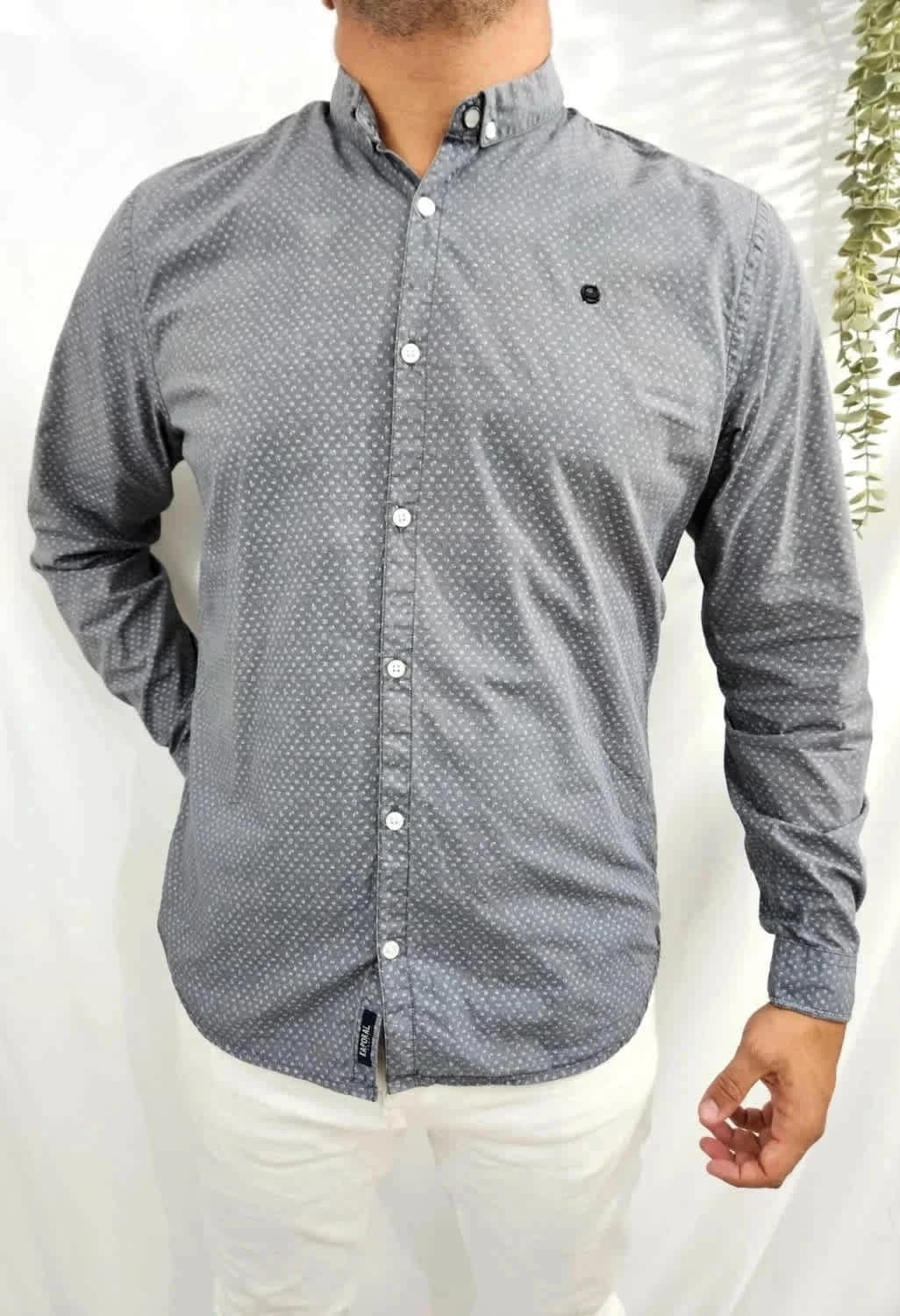 Chemise grise Kaporal à motifs taille XL - Photo 1/8