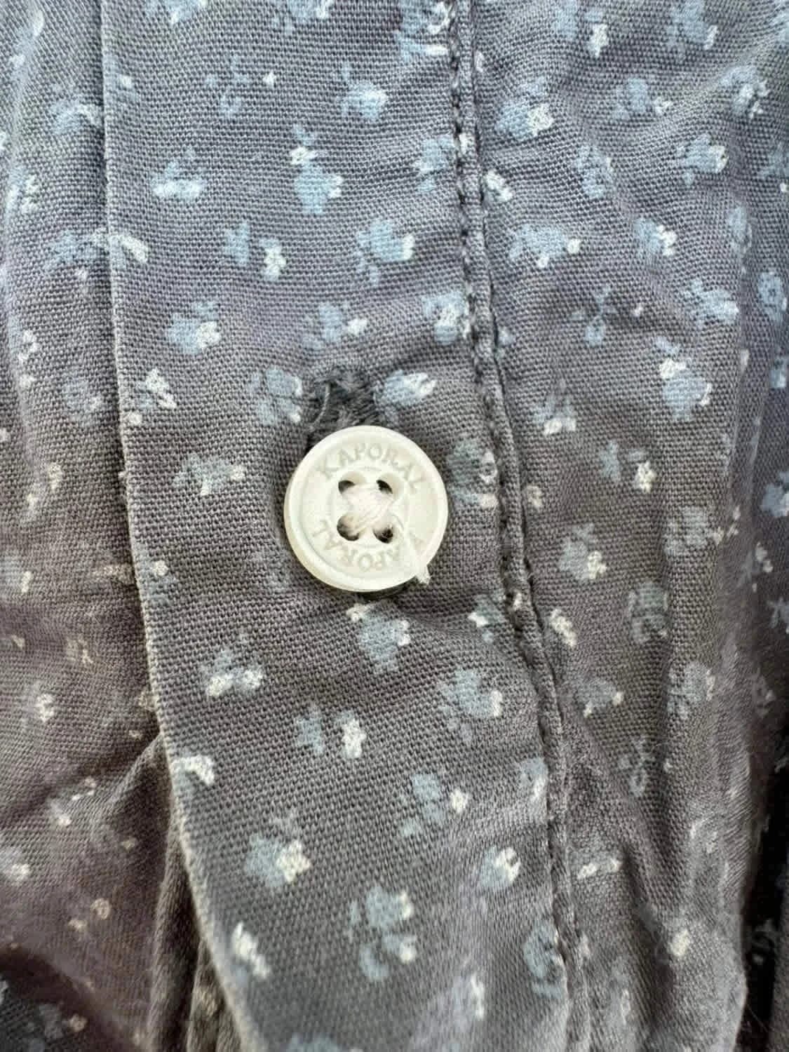 Chemise grise Kaporal à motifs taille XL - Photo 4/8