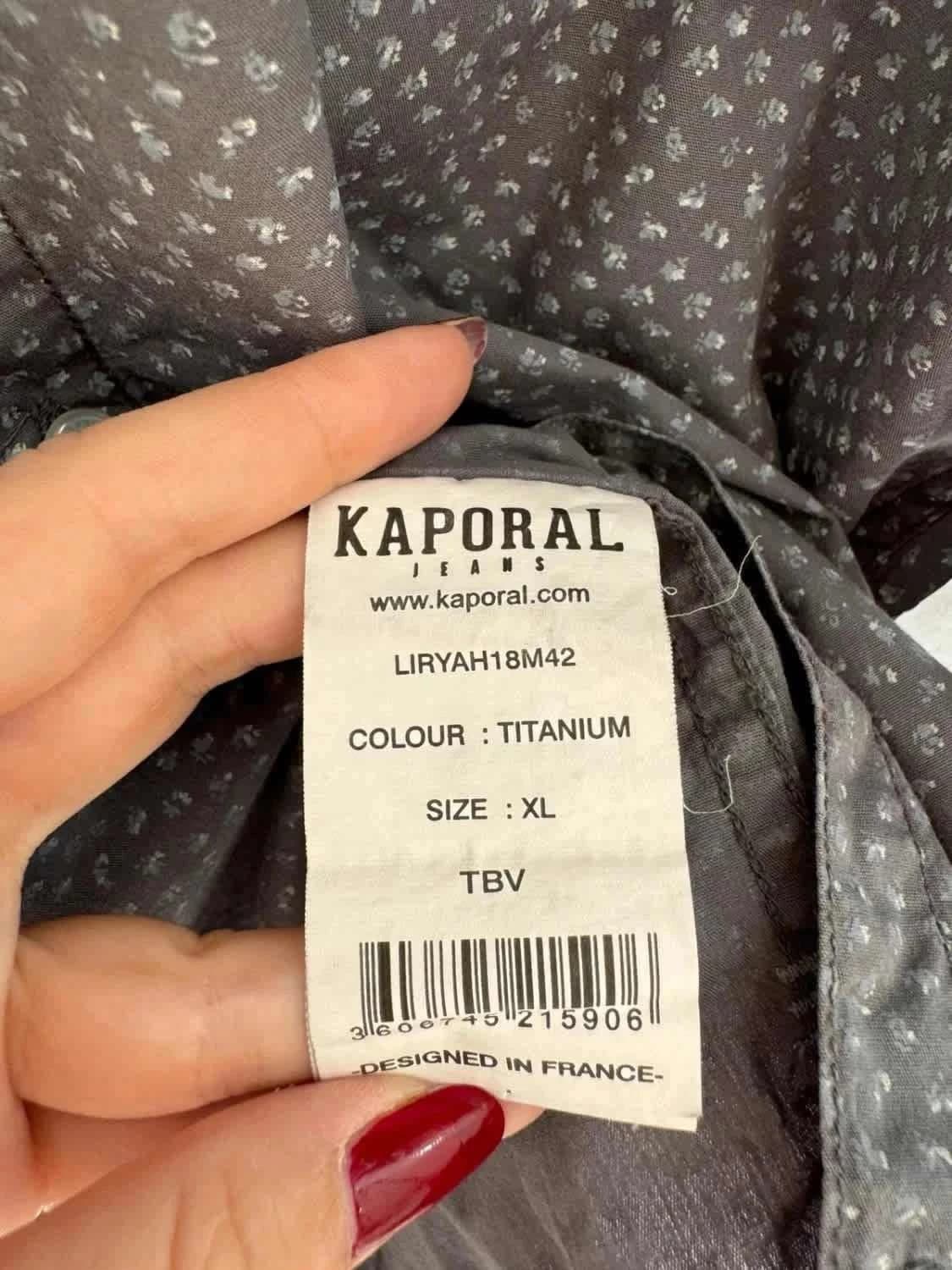 Chemise grise Kaporal à motifs taille XL - Photo 7/8
