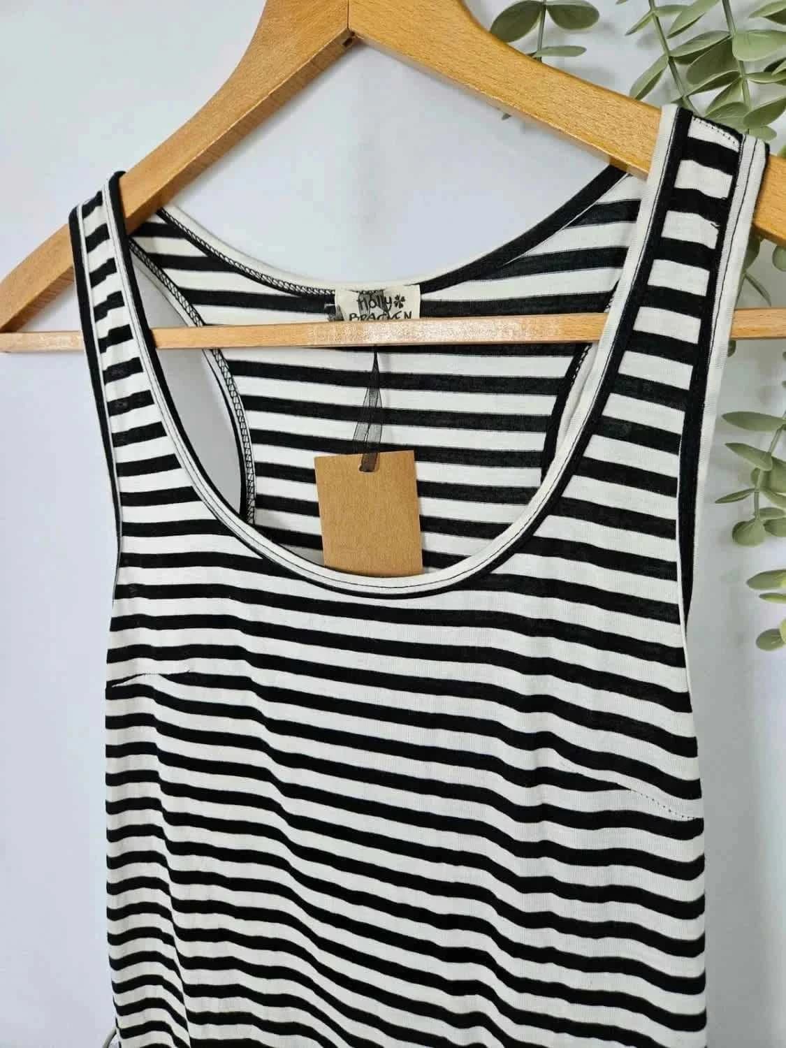 Robe à rayures noire et blanche Molly Bracken taille unique - Photo 4/7