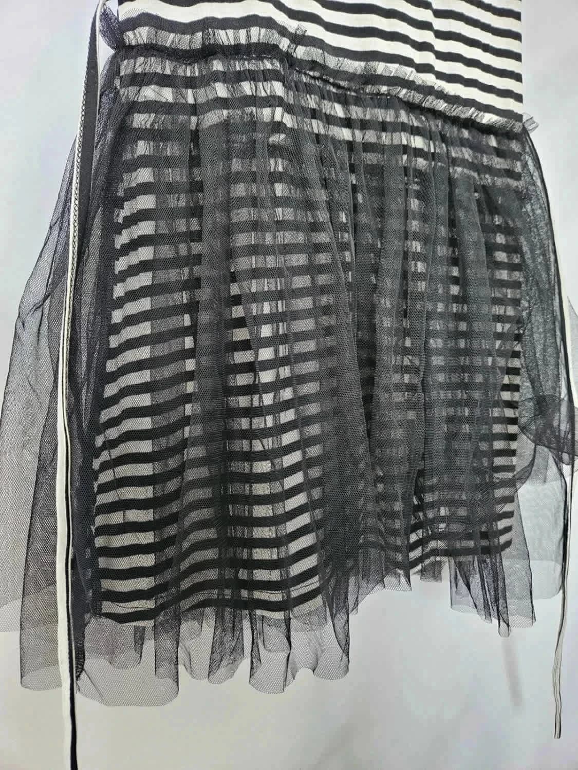 Robe à rayures noire et blanche Molly Bracken taille unique - Photo 5/7