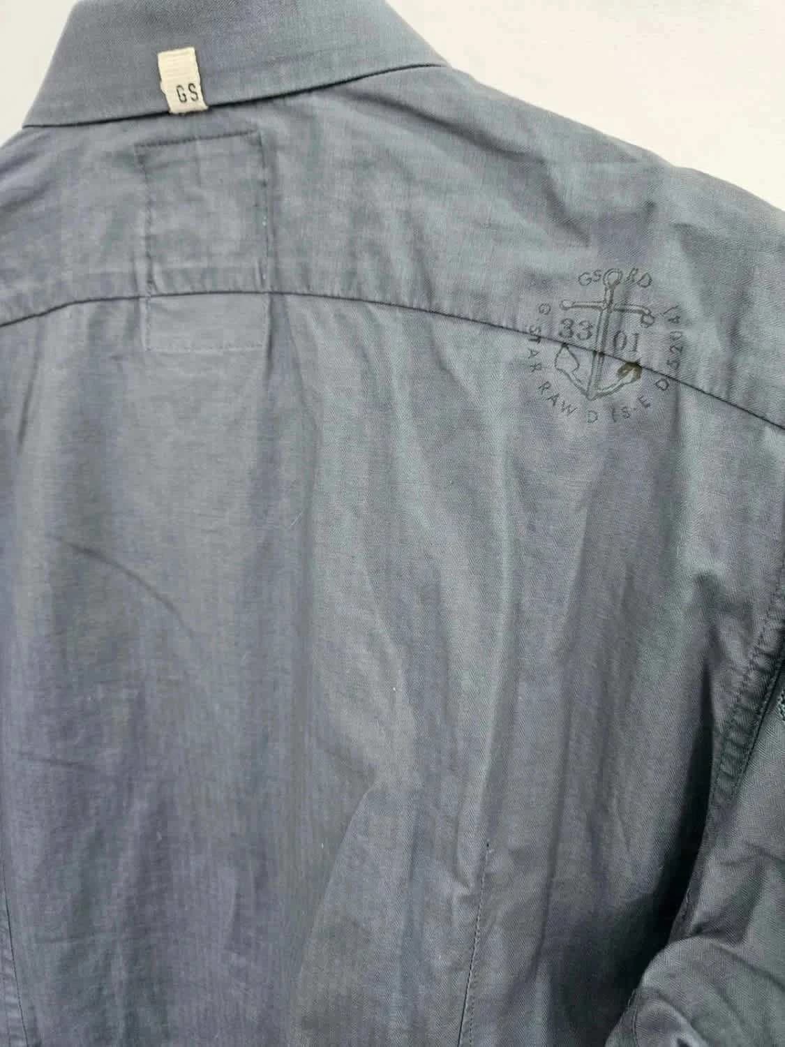 Chemise manches courtes bleue Homme G-Star Raw taille L - Photo 5/7