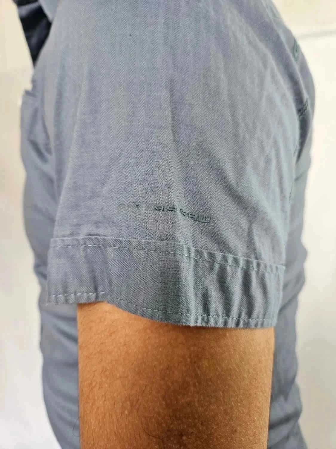 Chemise manches courtes bleue Homme G-Star Raw taille L - Photo 6/7
