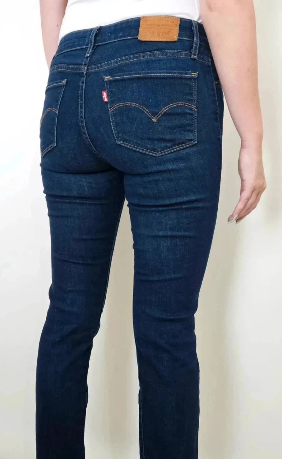 Levi’s 712 Slim jean bleu brut stretch W26 L32 - Photo 1/8