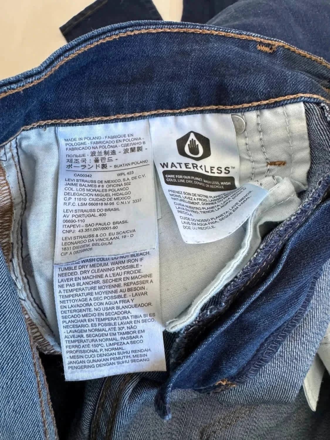 Levi’s 712 Slim jean bleu brut stretch W26 L32 - Photo 6/8