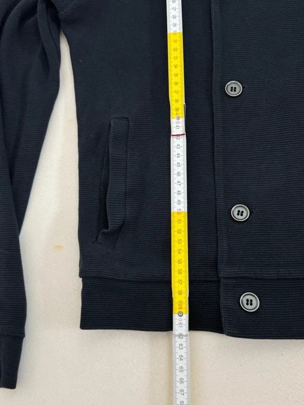 Gilet veste croisée Hugo Boss slim fit bleu marine taille S cardigan blazer - Photo 10/10