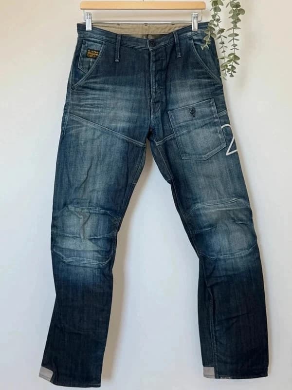 Jean cargo workwear G-Star Raw bleu délavé taille 40 - Photo 2/14