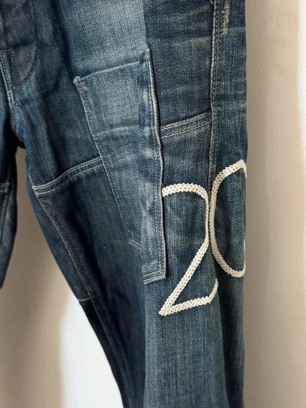 Jean cargo workwear G-Star Raw bleu délavé taille 40 - Photo 4/14