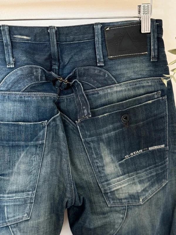 Jean cargo workwear G-Star Raw bleu délavé taille 40 - Photo 7/14