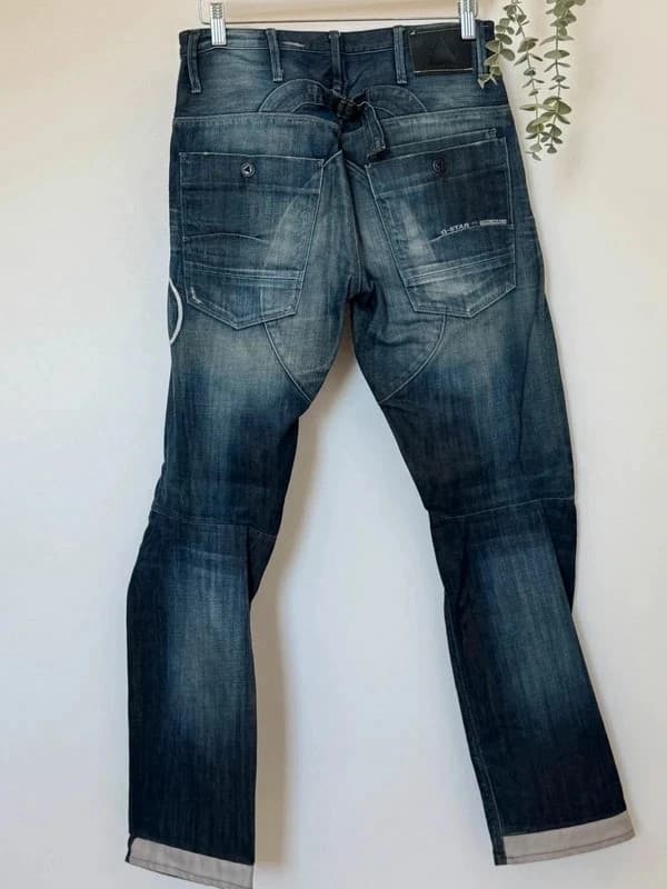 Jean cargo workwear G-Star Raw bleu délavé taille 40 - Photo 8/14
